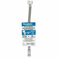 Floodsafe Watts MFS SCT12-614W Connector, 3/8in Inlet, Compression Inlet, 7/8in Outlet, SS Tubing, 12in L 496-103EF
